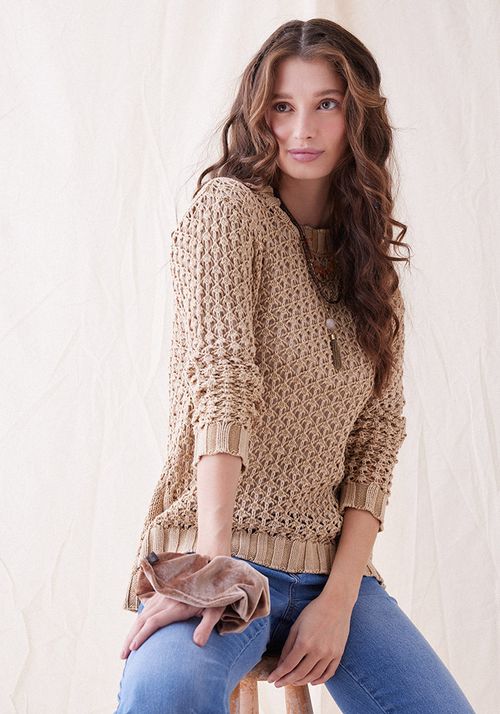 Sweater Calado Con Proceso