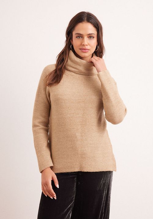Sweater Estilo Basico Con Lana