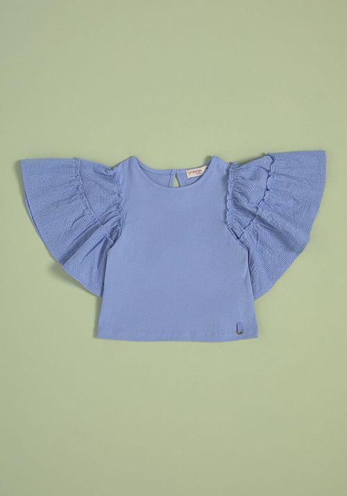 Polera Polera manga ancha broderie
