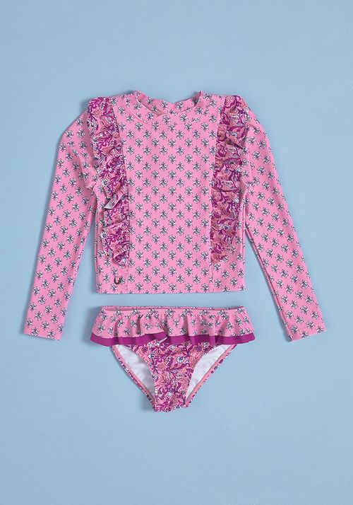 Bikini Traje de baño vuelitos con polera