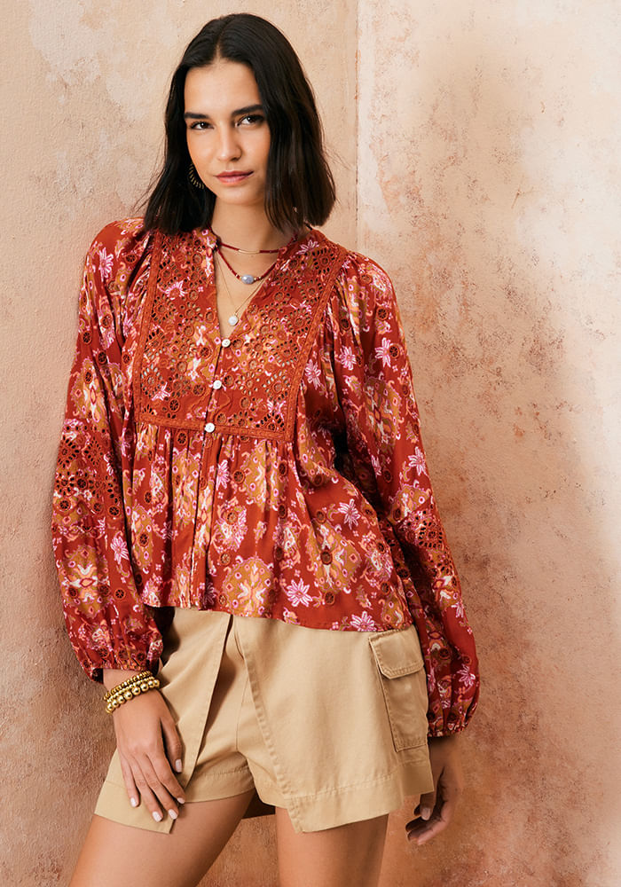 Blusas Elegantes Punto Roma Faldas Y Blusas Telas Para Blusas