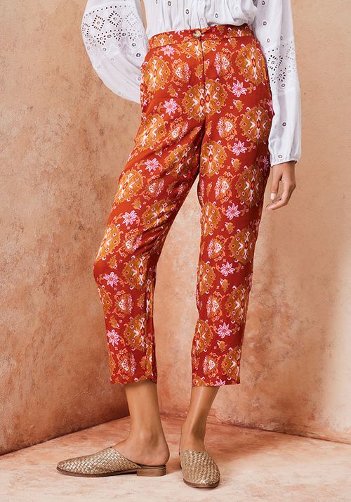 Pantalón Tela Estampada