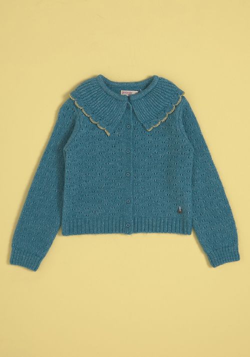 Chaleco Cuello Bobo Lurex