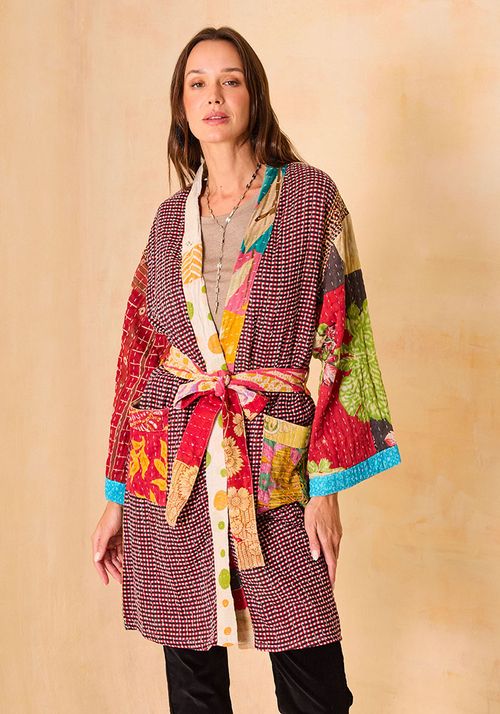 Chaqueta Upcycling Sarees