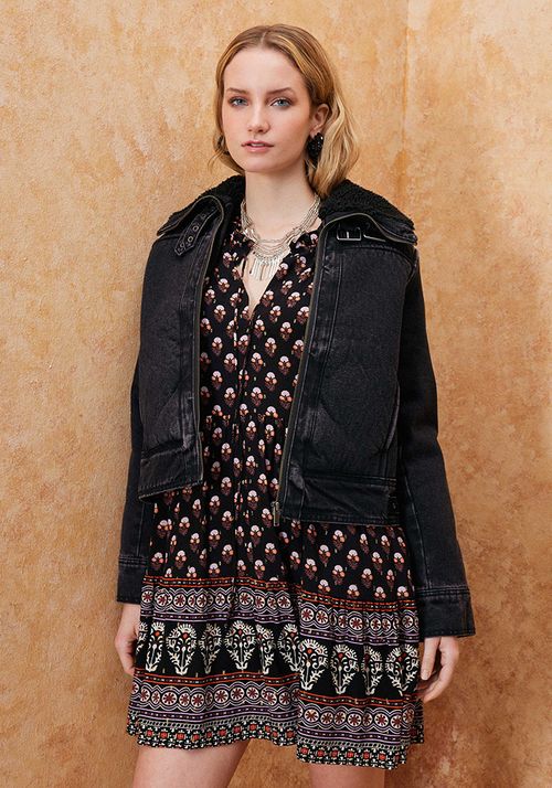 Chaqueta Forrada Con Sherpa