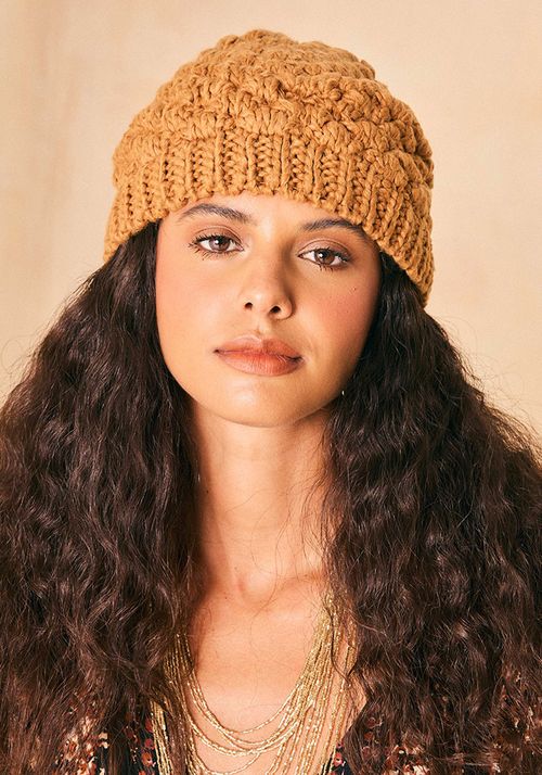 Gorro tejido color