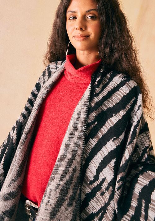 Chal ruana diseño