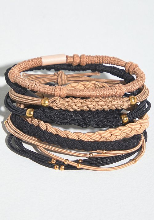Set de accesorios pulseras elasticadas 10 Piezas