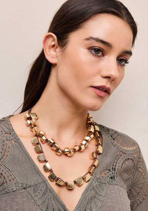 Collar Piedras Metales