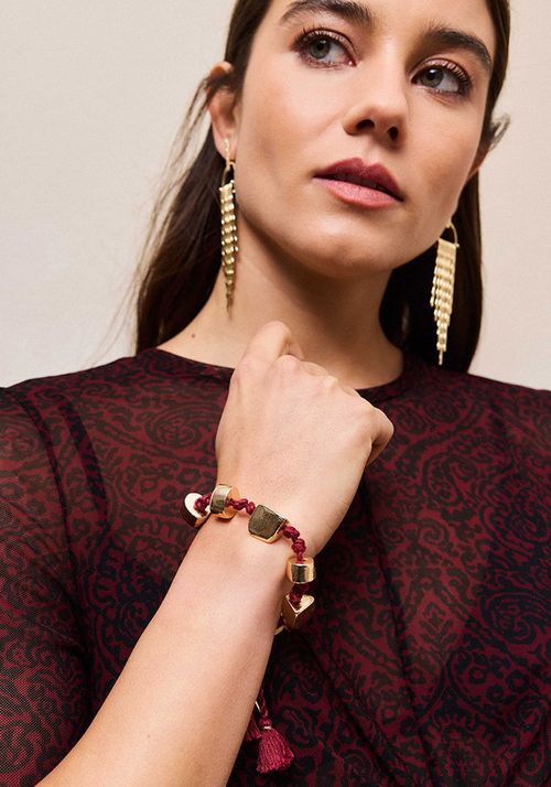 Pulsera Piedras Metalicas