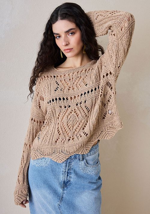 Sweater Tejido Calado