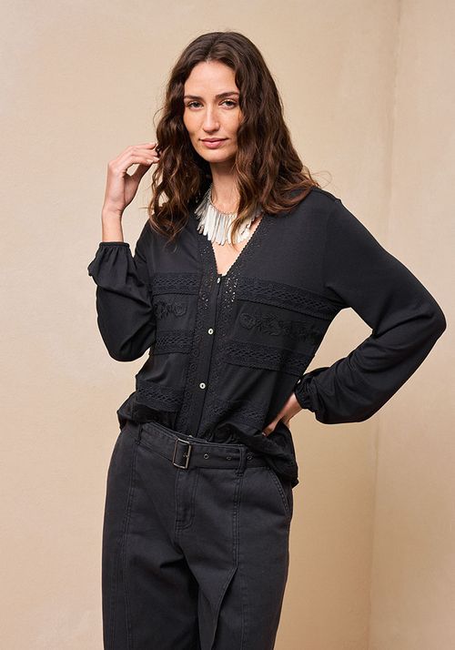 Polera Detalle de Encaje