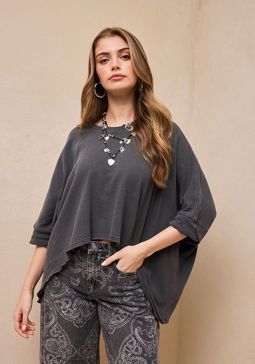 Polera oversised