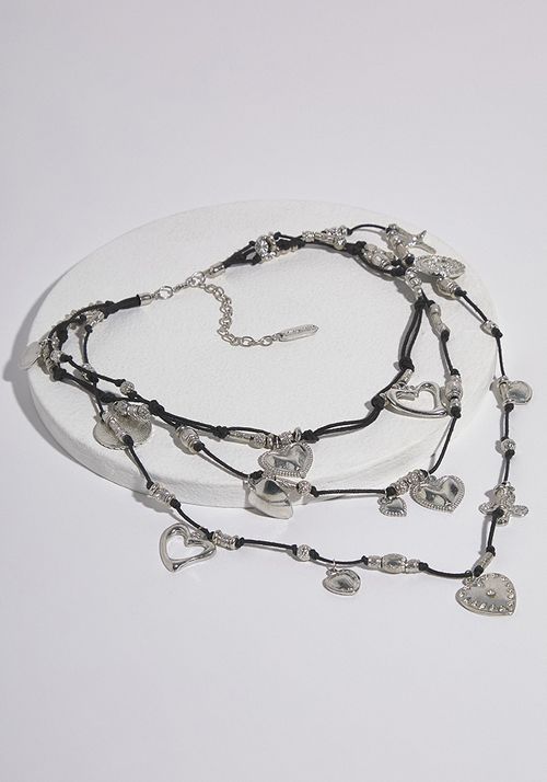 Collar Charms Corazones