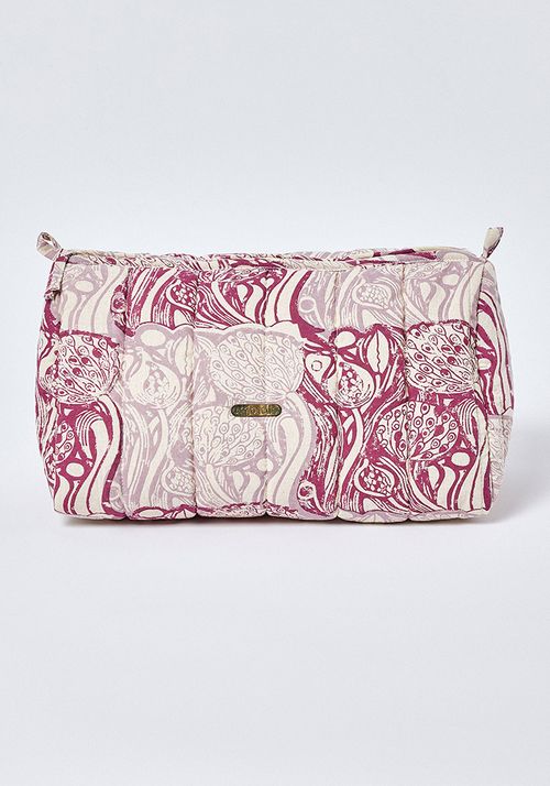 Cosmetiquero Quilt Estampado India