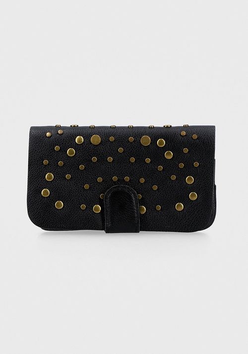 Billetera Cuero Tachas