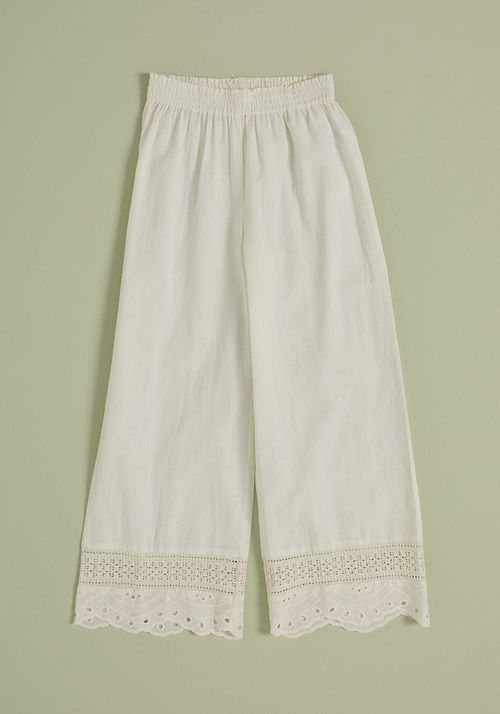 Pantalón Pantalón India basta con broderie