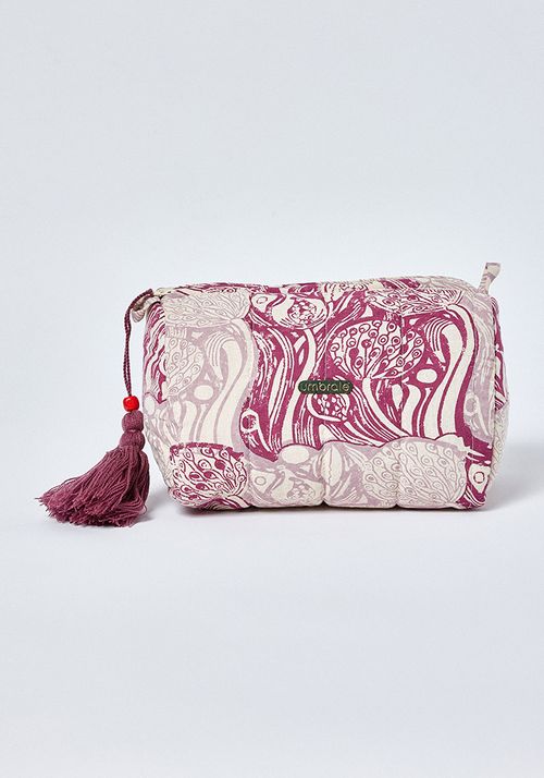 Cosmetiquero Quilt Estampado India