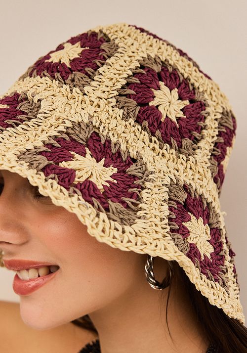 Sombrero Tipo Bucket Tejido Crochet