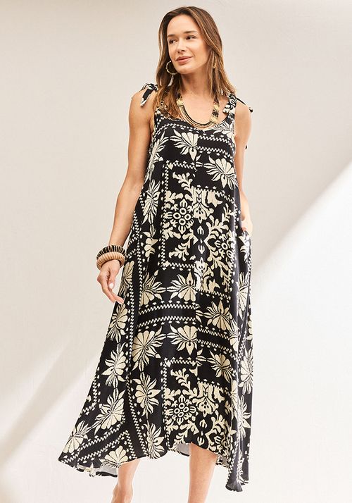 Vestido Tirantes Anudados