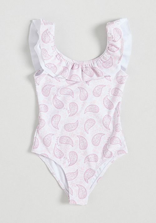 Traje de Baño enterito con doble volante