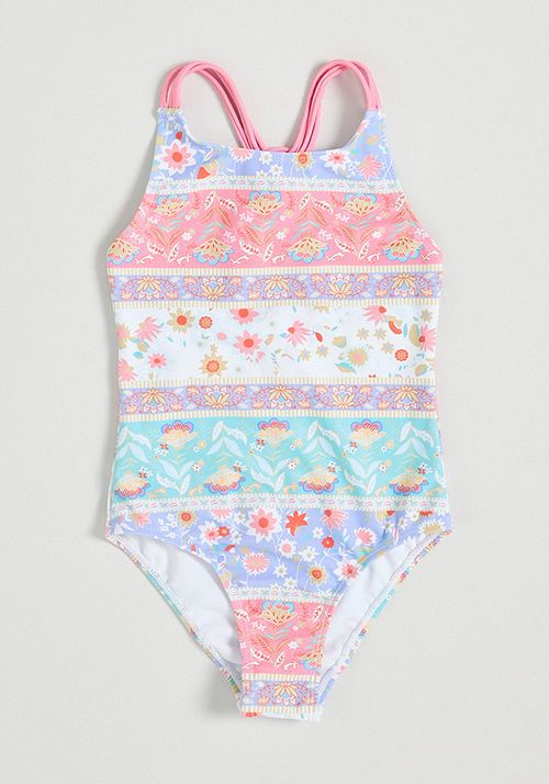 Traje de Baño enterito con espalda trenzada