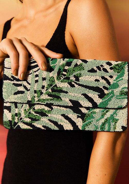 Cartera de mano mostacillas India