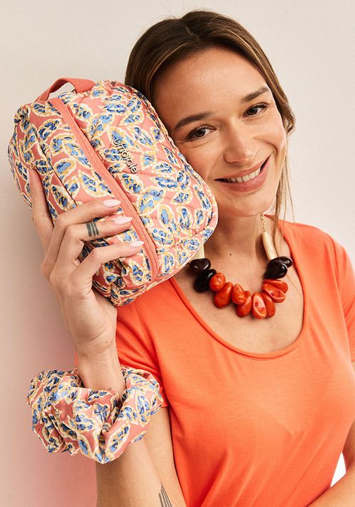 Estuche Pack cosmetiquero + colet estampados