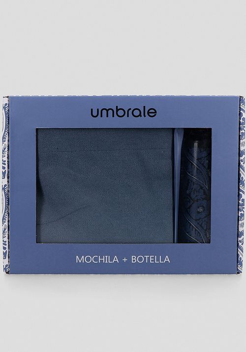 Set de accesorios mochila + botella estampada 2 Piezas