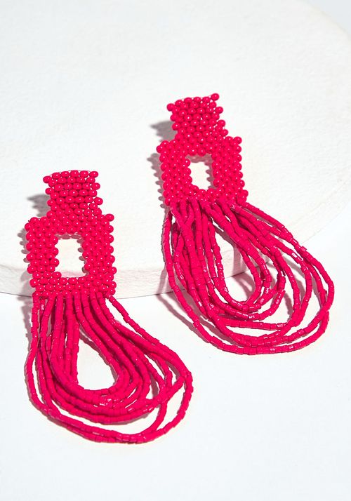 Aros largos mostacilla