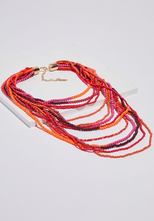 Collar mostacillas colores