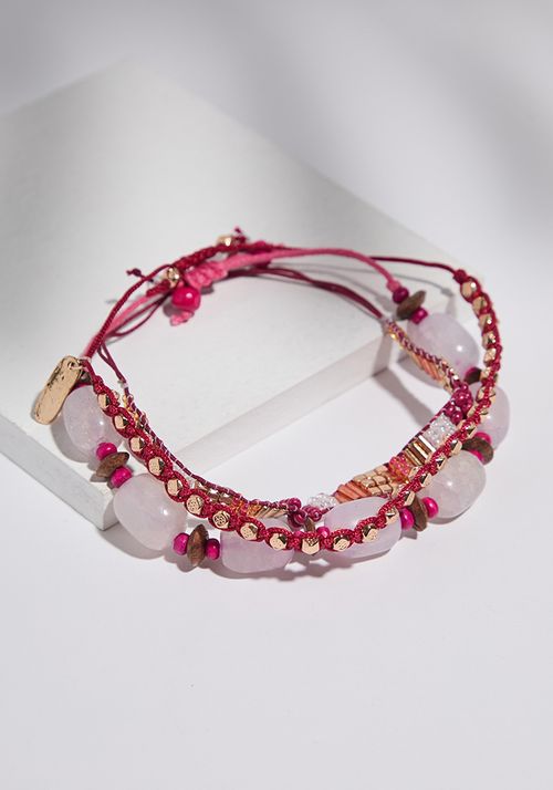 Pulsera pack piedras y mostacillas