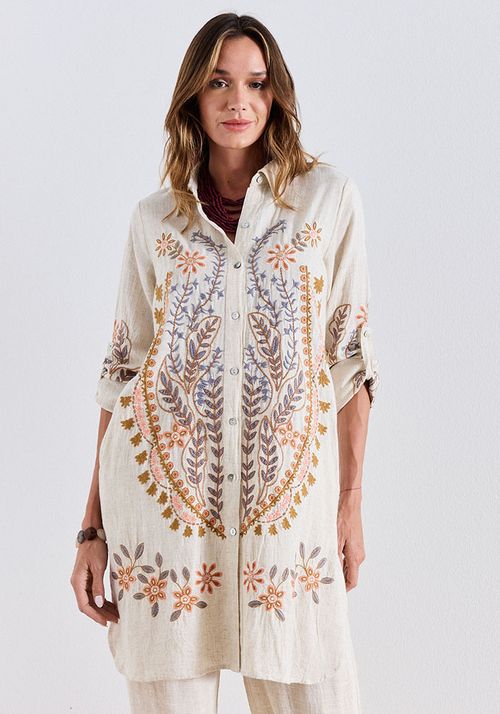 Blusa Detalle Bordado Delantero