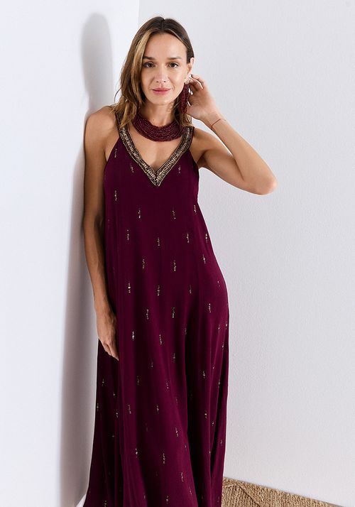 Vestido Fiesta Bordado