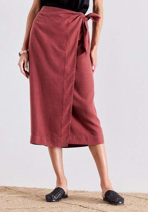 Falda Drapeada en Delantero