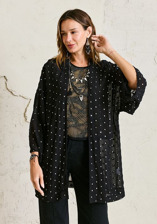 Chaqueta Bordado Espejos