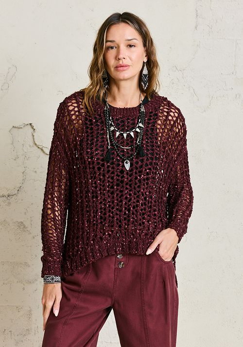 Sweater Puño Y Pretina Con Ajuste Cómoda