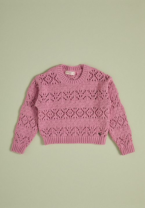 Chaleco Cerrado Calado Niña