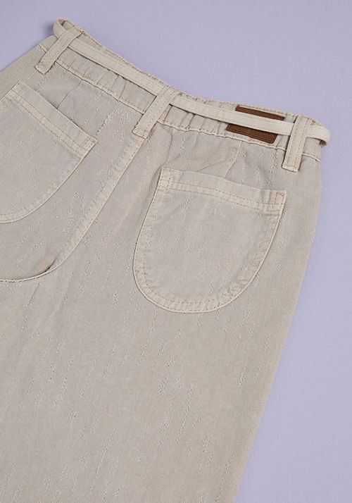 Pantalón Baggy Estilo Mom Con Diseño