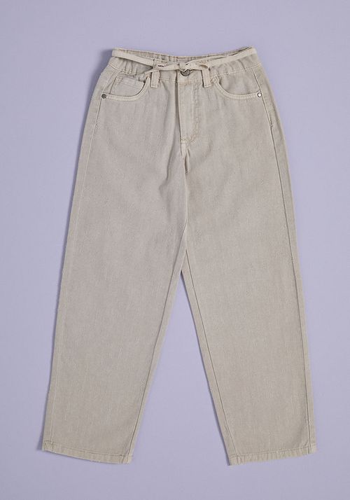 Pantalón Baggy Estilo Mom Con Diseño