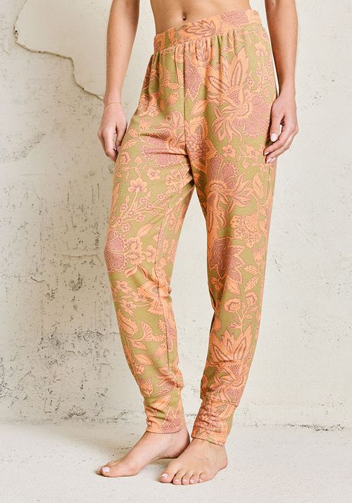 Pantalón Pijama Armalo Pantalón Estampado Por El Revés Jogger