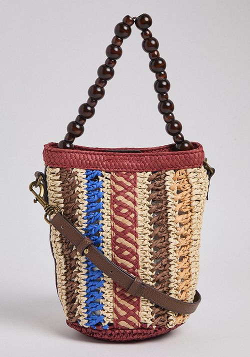 Cartera de paper raffia