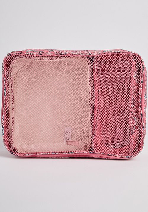 Estuche de tela estampado