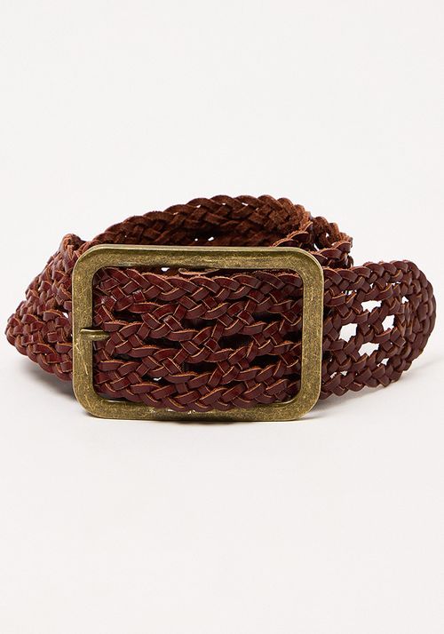 Cinturon diseño calado cuero