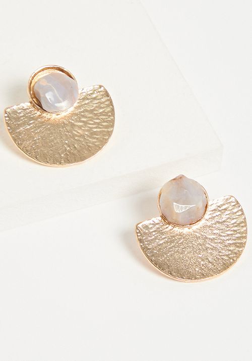 Aros con piedra natural