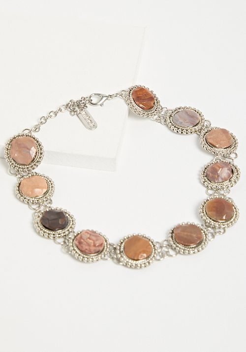 Collar choker con piedras