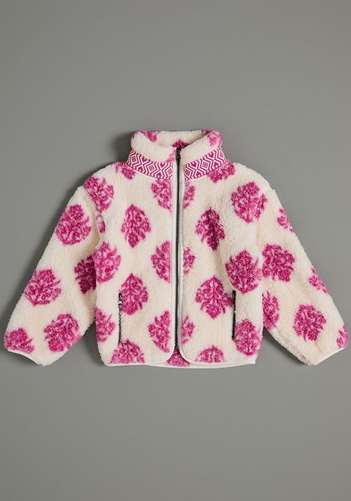 Polar estampado con cintas decorativas