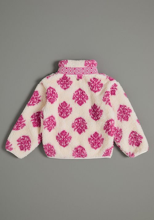 Polerón Polar Estampado Con Cintas Decorativas