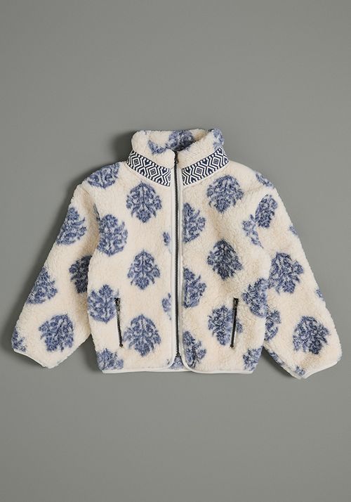 Polerón Polar Estampado Con Cintas Decorativas