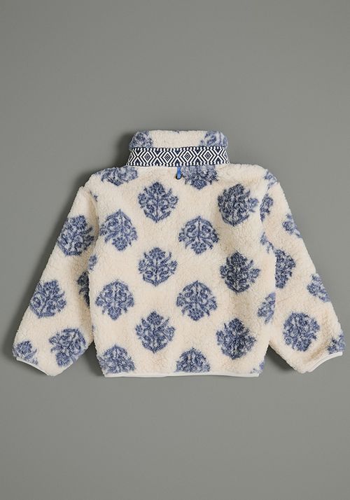 Polerón Polar Estampado Con Cintas Decorativas